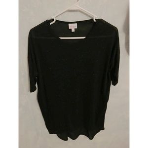 Lularoe Black / Multi Color Dots Irma